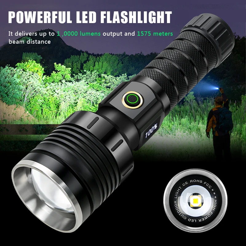 Фонарик P50 для дома и улицы, водонепроницаемый, многофункциональный, портативный
Фонарик P50 для дома и улицы, водонепроницаемый, многофункциональный, портативный