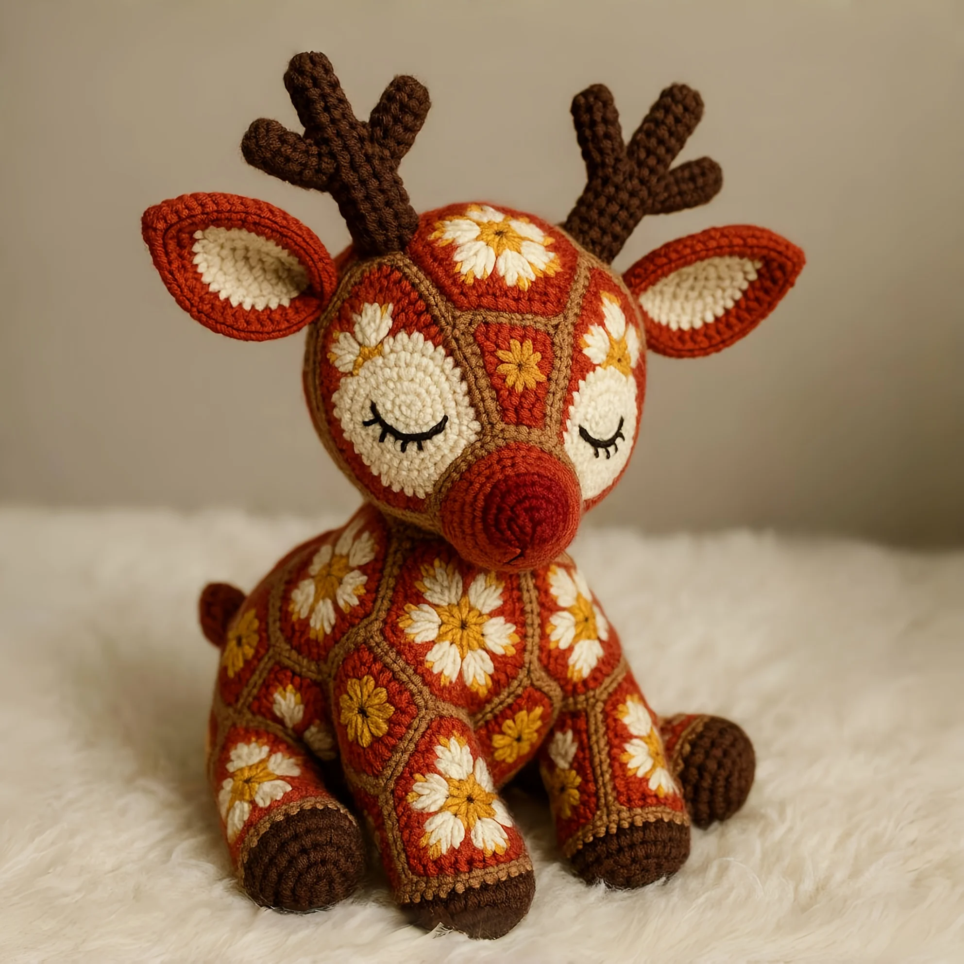 Floral Reindeer Crochet Kit, 4 Colors. DIY Weaving Kit with Video Tutorial. Perfect Holiday Gift & Home Decor! Floral Reindeer Crochet Kit, 4 Colors. DIY Weaving Kit with Video Tutorial. Perfect Holiday Gift & Home Decor!