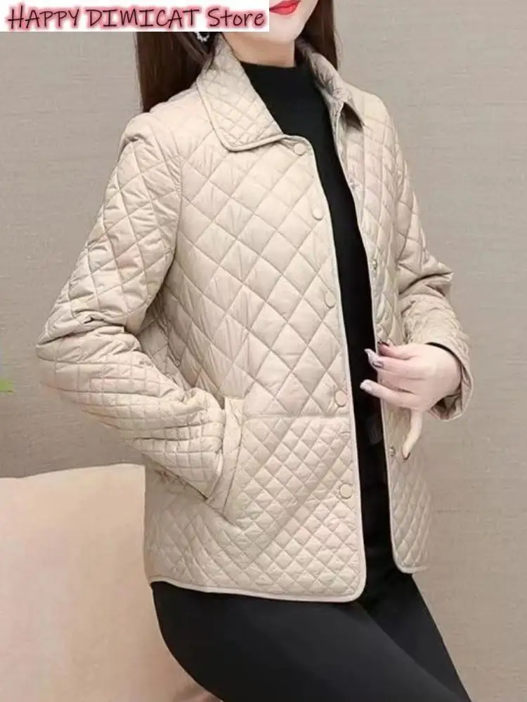 Fashion Coat Parkas Long Sleeve Quilted Coat Solid Color Ladies Winter Jacket New In External Clothes Office Lady Korean
Fashion Coat Parkas Long Sleeve Quilted Coat Solid Color Ladies Winter Jacket New In External Clothes Office Lady Korean