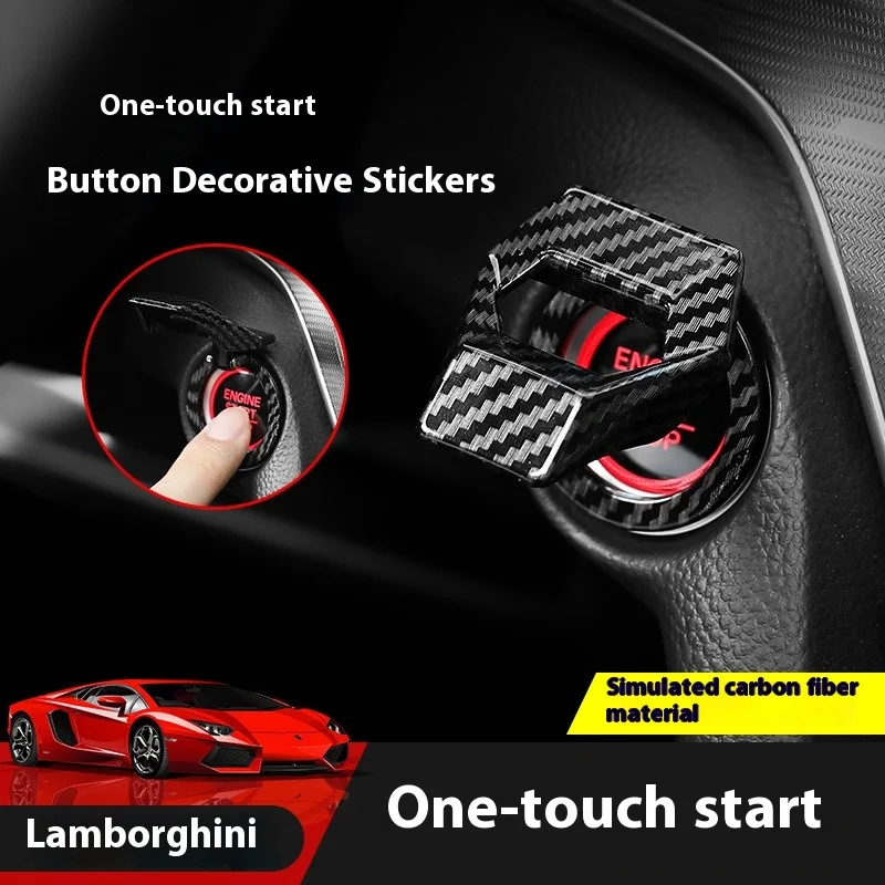 Car One-Button Start Decorative Cover 180 One Key Start Cover Engine Start Button Hollow Cover Universal Power Control Trim
Car One-Button Start Decorative Cover 180 One Key Start Cover Engine Start Button Hollow Cover Universal Power Control Trim