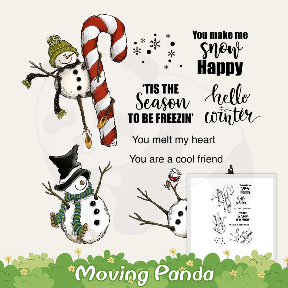 Cute Snowman And Christmas Cane Photopolymer Stamp Cutting Dies Set Xmas DIY Scrapbooking Mini Metal Cut Dies Stamps For Cards
Cute Snowman And Christmas Cane Photopolymer Stamp Cutting Dies Set Xmas DIY Scrapbooking Mini Metal Cut Dies Stamps For Cards