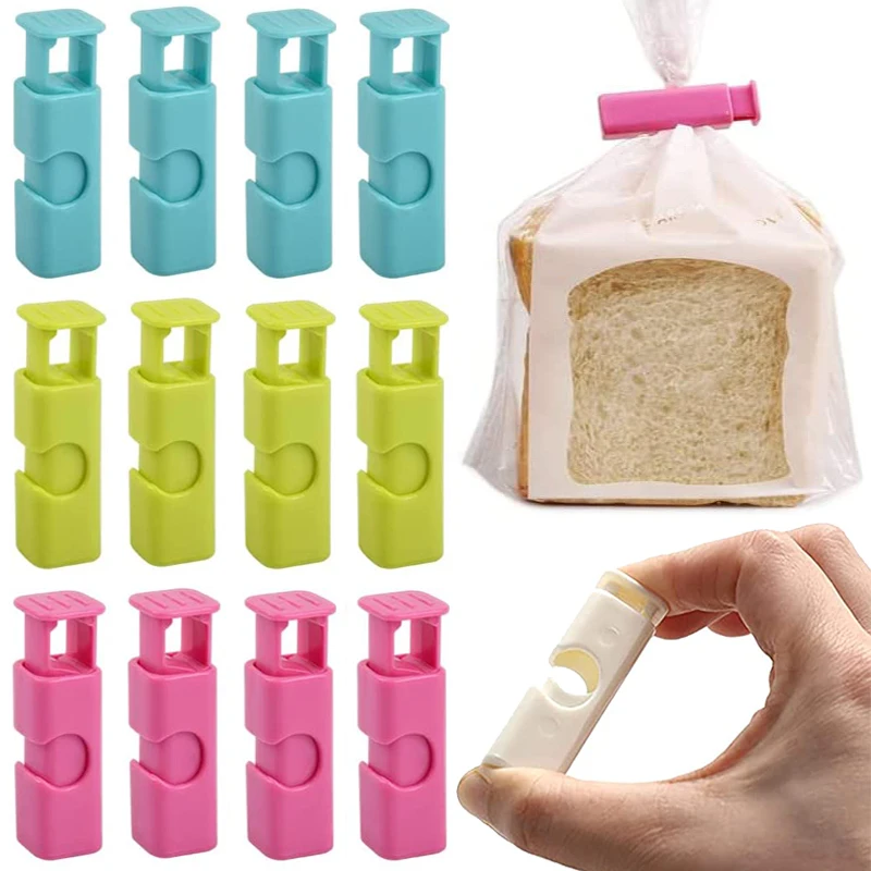 1-8Pcs Plastic Sealing Bag Clip Reusable Fresh Food Storage Clamps Easy Lock Snack Bread Seal Bag Clips Home Kitchen Gadgets
1-8Pcs Plastic Sealing Bag Clip Reusable Fresh Food Storage Clamps Easy Lock Snack Bread Seal Bag Clips Home Kitchen Gadgets