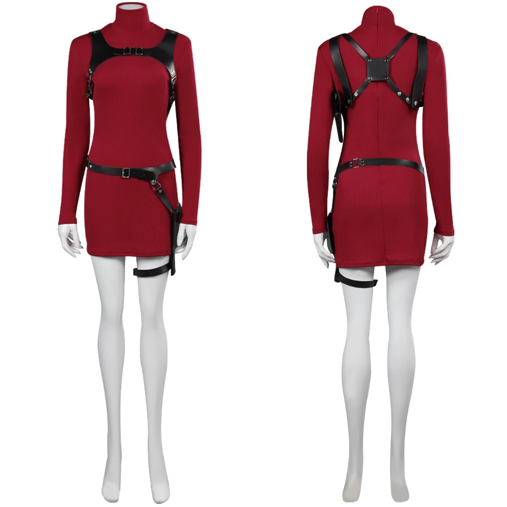 Ada Wong Cosplay Women Costume Girls Red Skirts Game Evil 4 Role Play Dress Belt Ladies Ful Set Clothing Halloween Party Suits
Ada Wong Cosplay Women Costume Girls Red Skirts Game Evil 4 Role Play Dress Belt Ladies Ful Set Clothing Halloween Party Suits