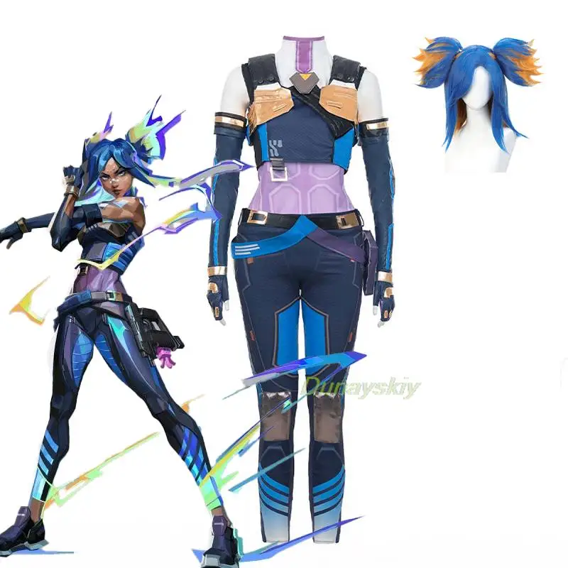 Game Valorant Duelist Neon Battle Suit Cosplay Costume Anime Woman Agent Clothes Suit Tights Halloween Costume
Game Valorant Duelist Neon Battle Suit Cosplay Costume Anime Woman Agent Clothes Suit Tights Halloween Costume