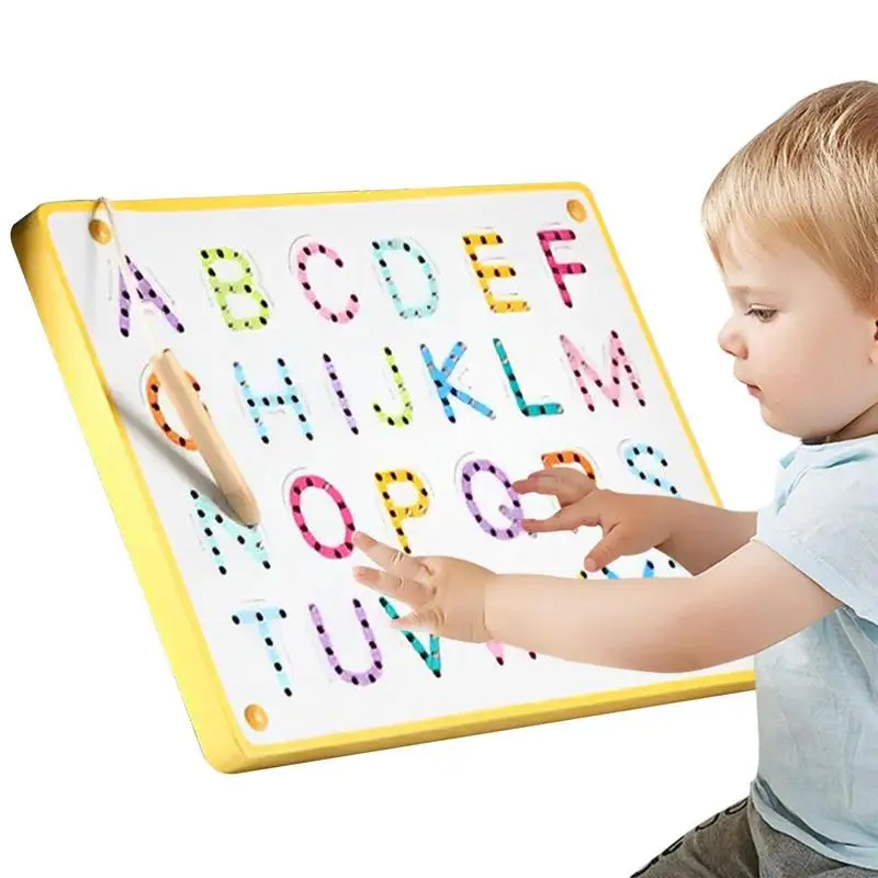 Magnetic Alphabet Tracing Board ABC Magnetic Writing Board Portable Magnets Tablet Drawing Board Preschool Learning Toys
Magnetic Alphabet Tracing Board ABC Magnetic Writing Board Portable Magnets Tablet Drawing Board Preschool Learning Toys