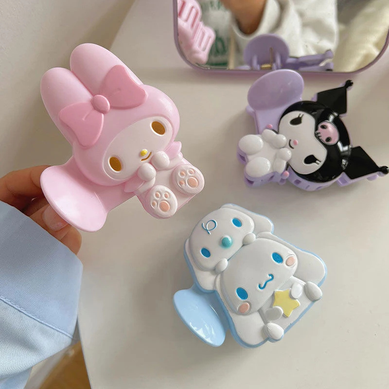 Kawaii Sanrio Kuromi My Melody Cinnamoroll Dog Hairpin Back Of Head Shark Clip Cartoon Cute Hair Accessories For Girls Headwear
Kawaii Sanrio Kuromi My Melody Cinnamoroll Dog Hairpin Back Of Head Shark Clip Cartoon Cute Hair Accessories For Girls Headwear