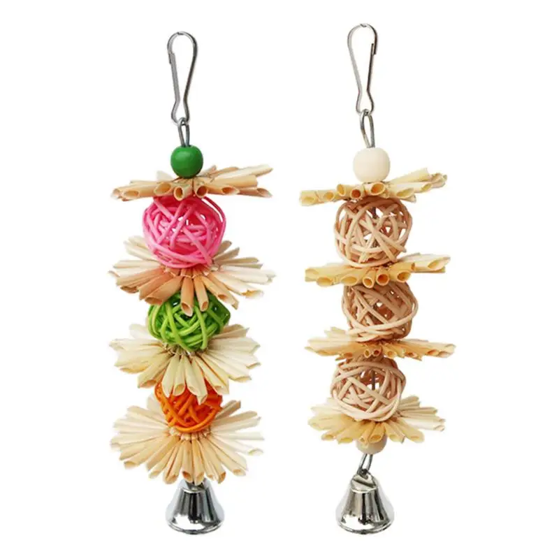 Parrot Chew Toys Cockatiel Toy Bird Chew Toys Colorful Foraging Toys For Parakeets Small Parakeet Shredding Toys With Metal Hook
Parrot Chew Toys Cockatiel Toy Bird Chew Toys Colorful Foraging Toys For Parakeets Small Parakeet Shredding Toys With Metal Hook