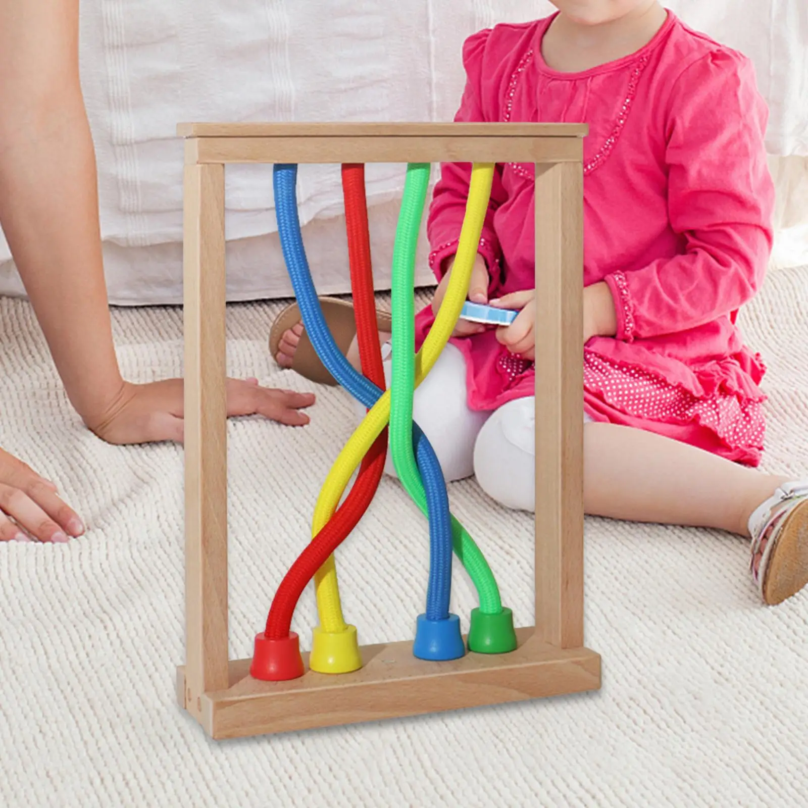Rope Knots Sorting Toys Smooth Interactive Unlocking Untie The Knot Toy for Memory Reasoning Spatial Ability Travel Observation
Rope Knots Sorting Toys Smooth Interactive Unlocking Untie The Knot Toy for Memory Reasoning Spatial Ability Travel Observation