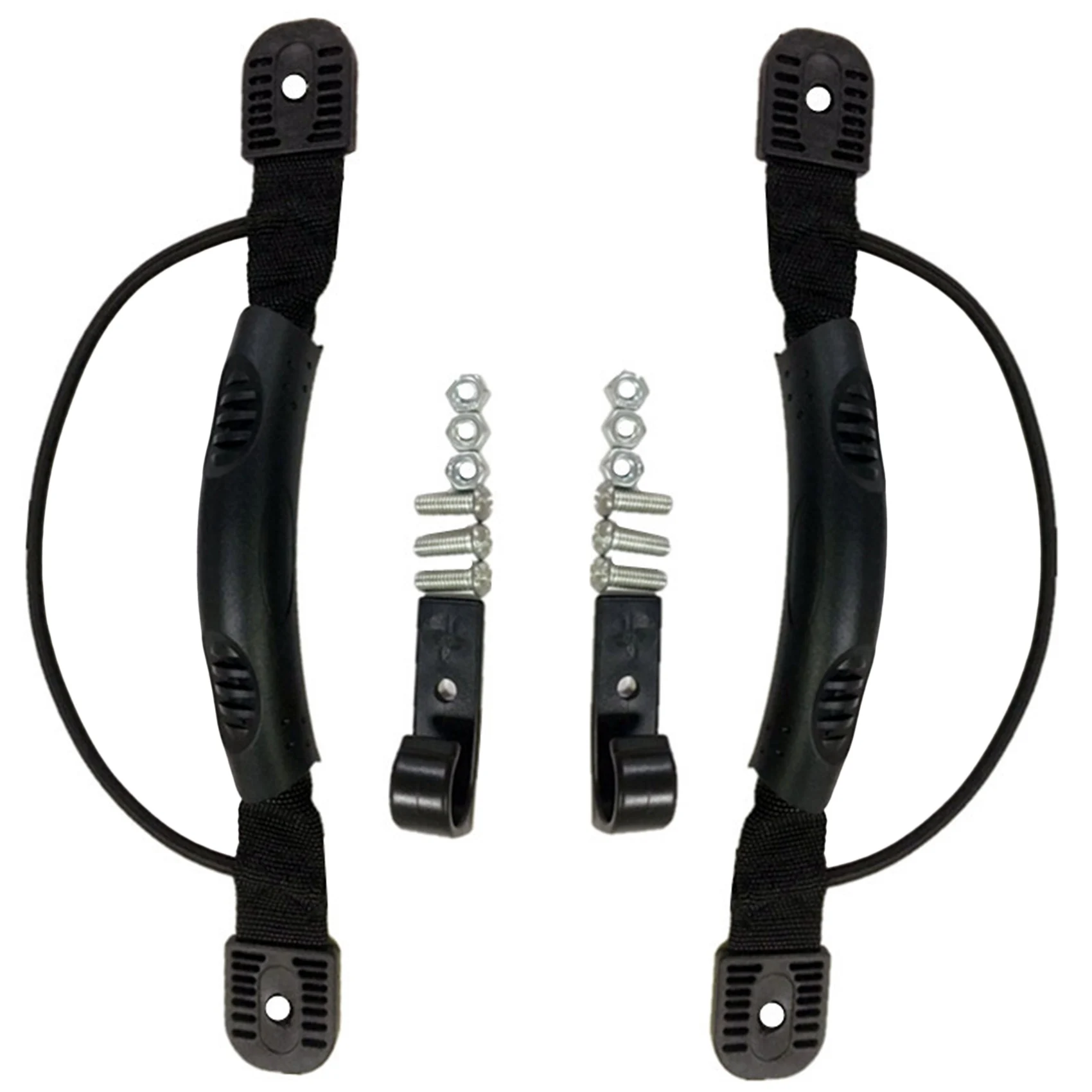 2Pcs Kayak Carry Handles with Hardware Kits for Kayak Canoe Boat Side Mount Carry Handles with Black Bungee
2Pcs Kayak Carry Handles with Hardware Kits for Kayak Canoe Boat Side Mount Carry Handles with Black Bungee