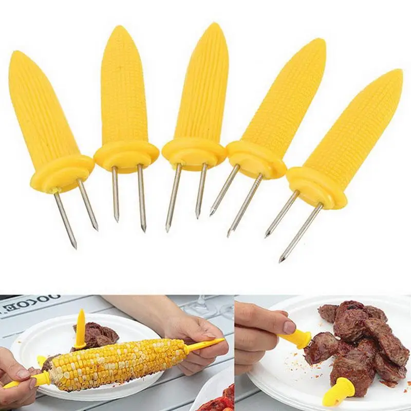 10Pcs Corn Fork BBQ Stainless Steel Corn Holders Handheld Anti Scalding Corn Needle Corn On The Cob Double Fork Barbecue Tool
10Pcs Corn Fork BBQ Stainless Steel Corn Holders Handheld Anti Scalding Corn Needle Corn On The Cob Double Fork Barbecue Tool