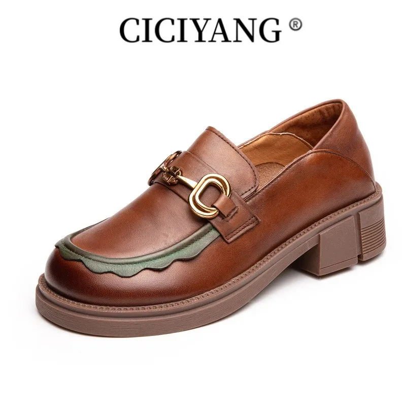 CICIYANG Loafers Shoes Women Spring Leisure Lady Footwear Chunky Slip On Shoes for Women
CICIYANG Loafers Shoes Women Spring Leisure Lady Footwear Chunky Slip On Shoes for Women