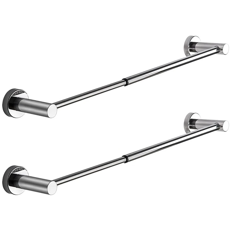 2Pcs Towel Rack 15.2 To 27.8 Inches Polished Chrome Towel Bars For Bathroom , Adjustable Towel Holder Retractable Rack
2Pcs Towel Rack 15.2 To 27.8 Inches Polished Chrome Towel Bars For Bathroom , Adjustable Towel Holder Retractable Rack