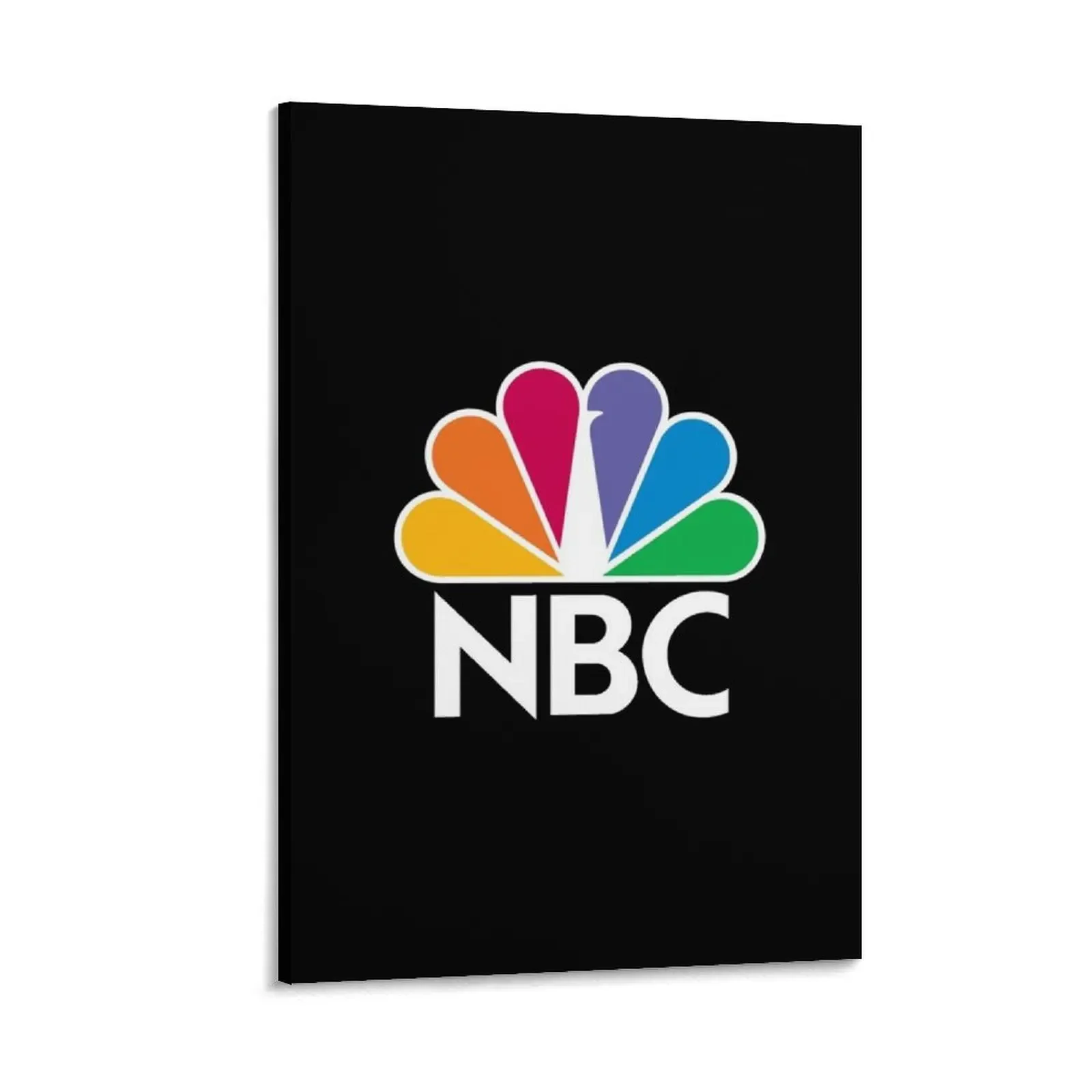 

NBC Logo - White Essential T-Shirt Canvas Painting wall decoration home decors accessories anime decoration Wall paintings