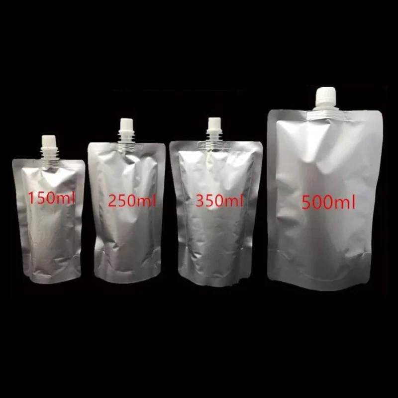 Пустой пакет с носиком из чистой алюминиевой фольги Doypack, стоячий носик, майларовая вечеринка, пакет для питья желе, 100 шт., 150 мл, 250 мл, 350 мл
Пустой пакет с носиком из чистой алюминиевой фольги Doypack, стоячий носик, майларовая вечеринка, пакет для питья желе, 100 шт., 150 мл, 250 мл, 350 мл