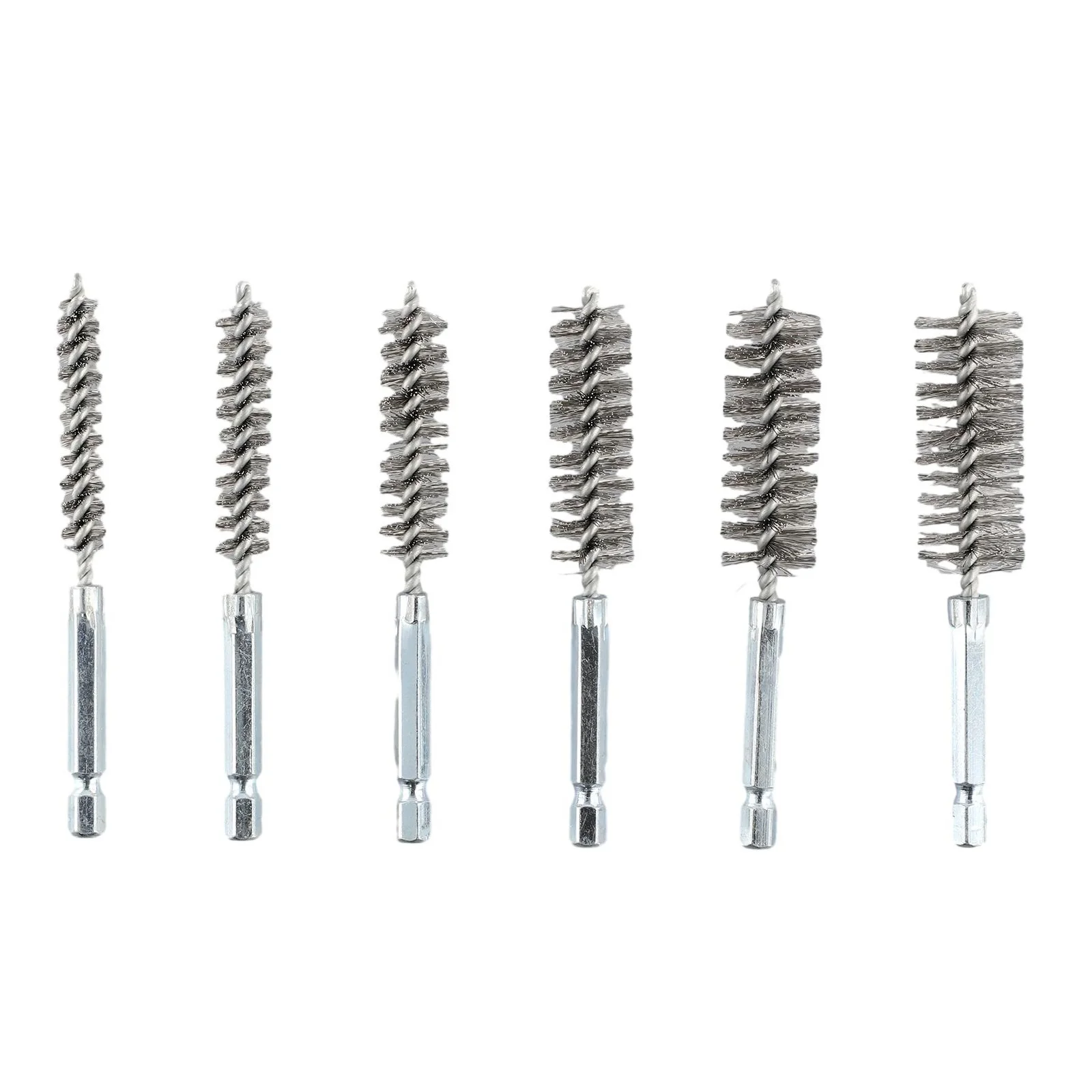 6pcs Wire Tube Machinery Cleaning Brush Paint Remover Rust Cleaner Metal Handle Chimney Washing Polishing Tools Industry 8-19mm
6pcs Wire Tube Machinery Cleaning Brush Paint Remover Rust Cleaner Metal Handle Chimney Washing Polishing Tools Industry 8-19mm