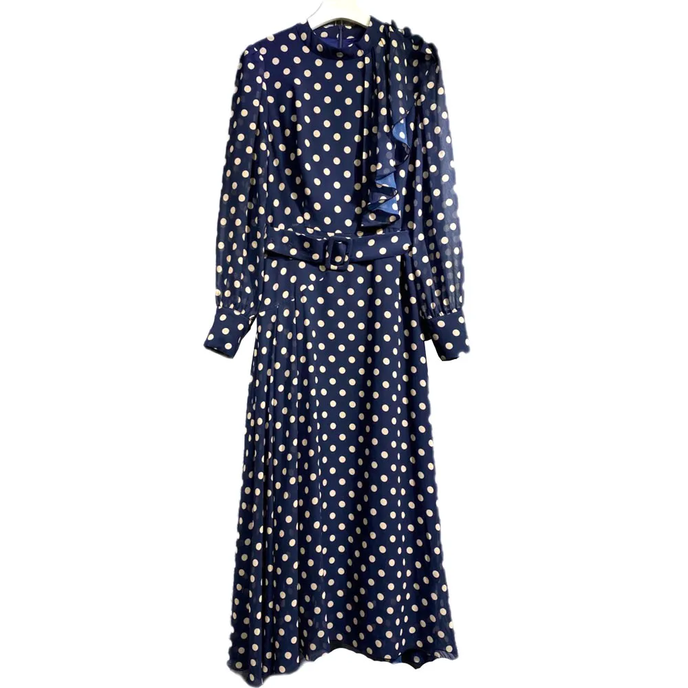 Doris Fanny Vintage Elegant Dress Polka Dot Long Sleeve Autumn New Fashion Fall Lady Slim Casual Party Vestidos Dress
Doris Fanny Vintage Elegant Dress Polka Dot Long Sleeve Autumn New Fashion Fall Lady Slim Casual Party Vestidos Dress