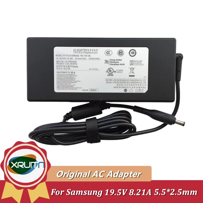 

Genuine PA-1181-96 19.5V 8.21A AC Adapter Power Charger for Samsung NP850XBC NP850XBC-X01 PA-1181-96S1 AD-18019A BA44-00359A