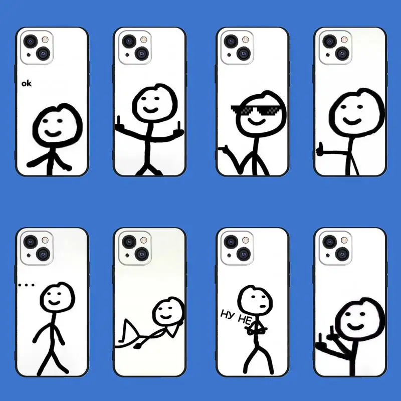 Stickman Cartoon Matchman Phone Case For iPhone 11 12 Mini 13 14 PRO XS MAX X XR 6 7 8 Plus Black Shell
Stickman Cartoon Matchman Phone Case For iPhone 11 12 Mini 13 14 PRO XS MAX X XR 6 7 8 Plus Black Shell