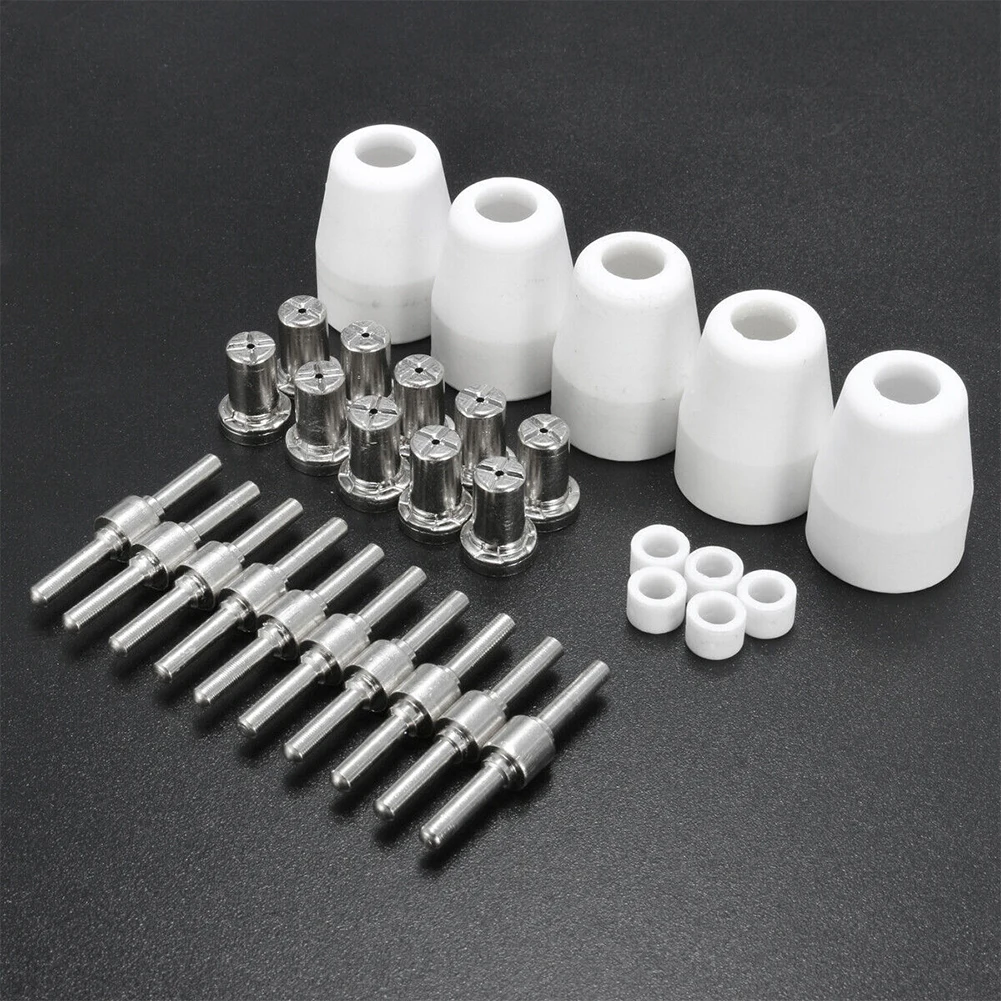 30Pcs Air Plasma Cutter Consumables Extend Tips Kit For PT-31 LG-40 Torch CUT-40 50 Nickel Tips Electrodes Set 40A Plasma Cutte
30Pcs Air Plasma Cutter Consumables Extend Tips Kit For PT-31 LG-40 Torch CUT-40 50 Nickel Tips Electrodes Set 40A Plasma Cutte