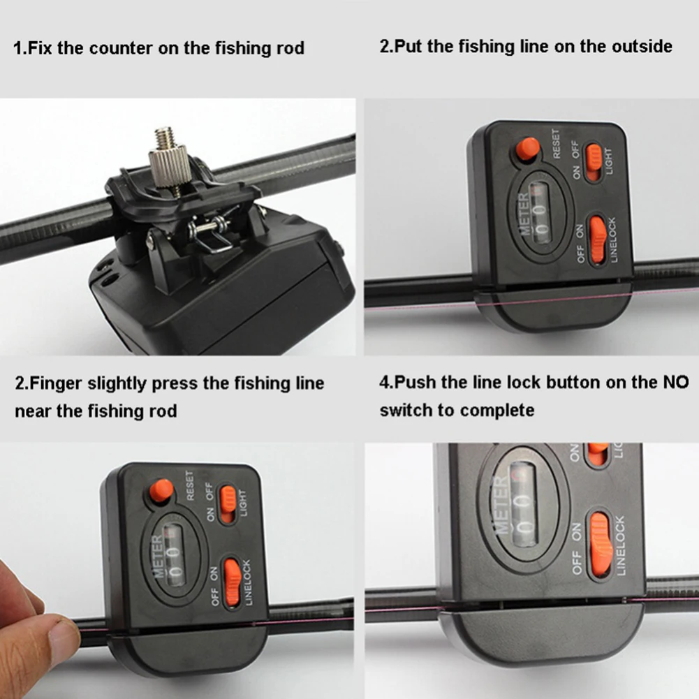 Fishing Depth Finder Line Counter 1pc Outdoor Fishing Carp Fish Clip On Rod Fishing Line Counter Manual Counting
Fishing Depth Finder Line Counter 1pc Outdoor Fishing Carp Fish Clip On Rod Fishing Line Counter Manual Counting