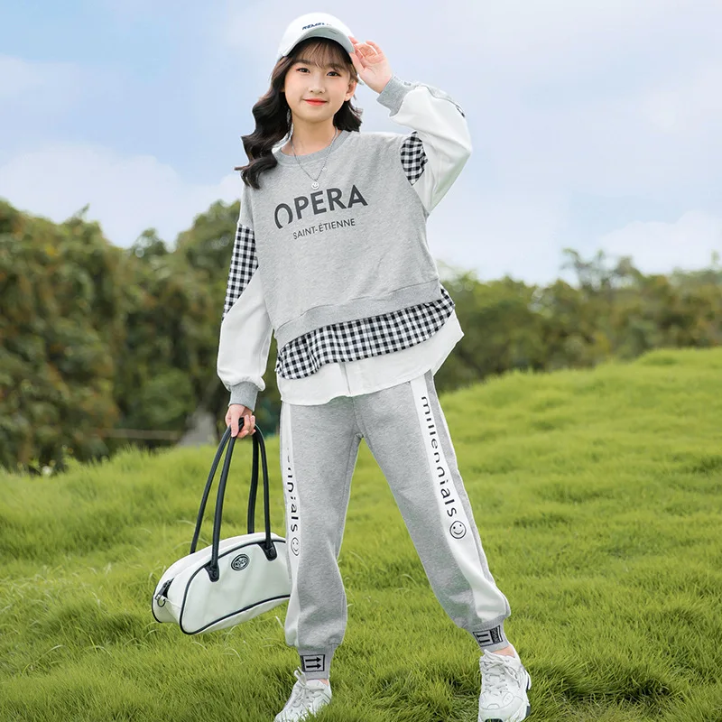 12 Year Old Baby Clothes Kids Girl Outfit Set Autumn Sweatshirt Jogger Pants 2 Pieces Teenager Suits
12 Year Old Baby Clothes Kids Girl Outfit Set Autumn Sweatshirt Jogger Pants 2 Pieces Teenager Suits