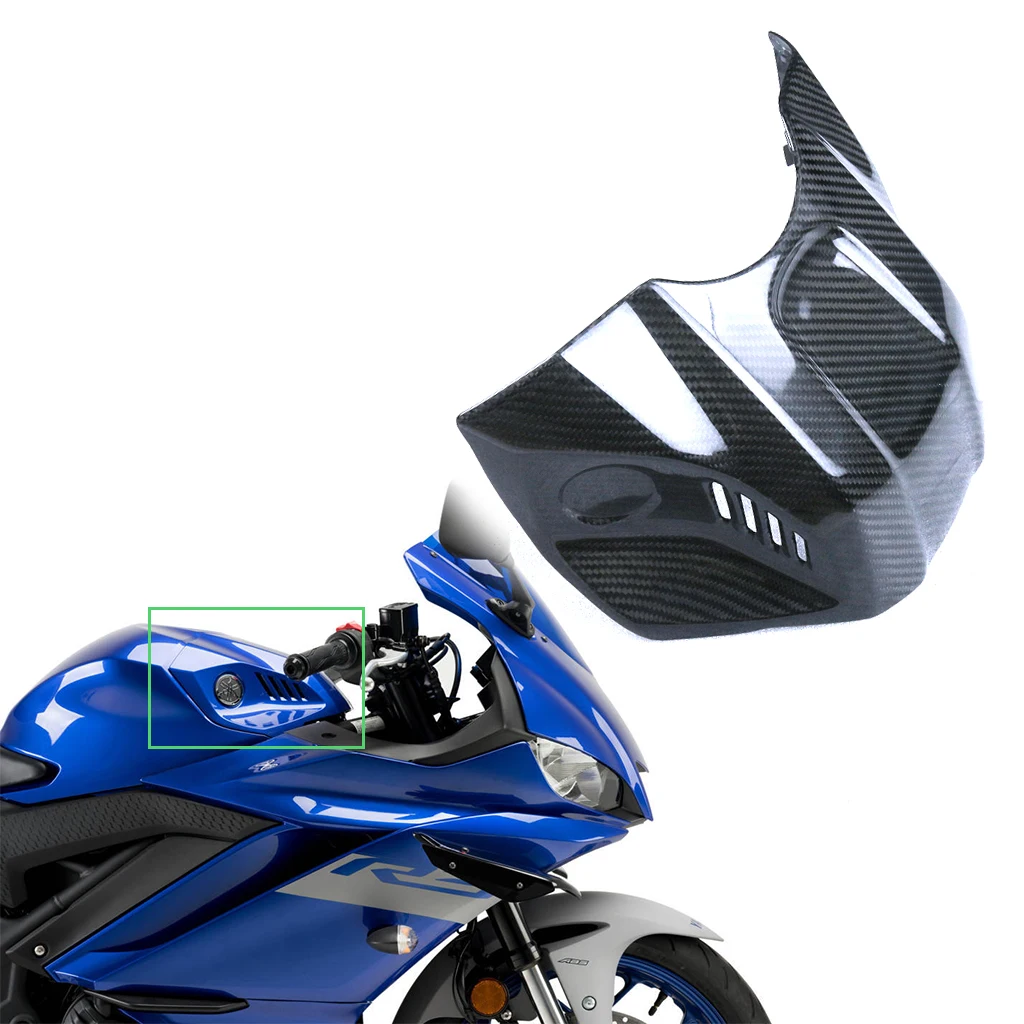 For YAMAHA YZF-R3 R3 2019 2020 2021 2022 3k Carbon Fiber Motorcycle Accessories Front Gas Fuel Tank cover Fairing Cowl
For YAMAHA YZF-R3 R3 2019 2020 2021 2022 3k Carbon Fiber Motorcycle Accessories Front Gas Fuel Tank cover Fairing Cowl