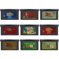 

GBA Game Cartridge 32 Bit Video Game Console Card zZelda Series Four Swords Awakening DX Oracle of Ages Seasons The Minish Cap