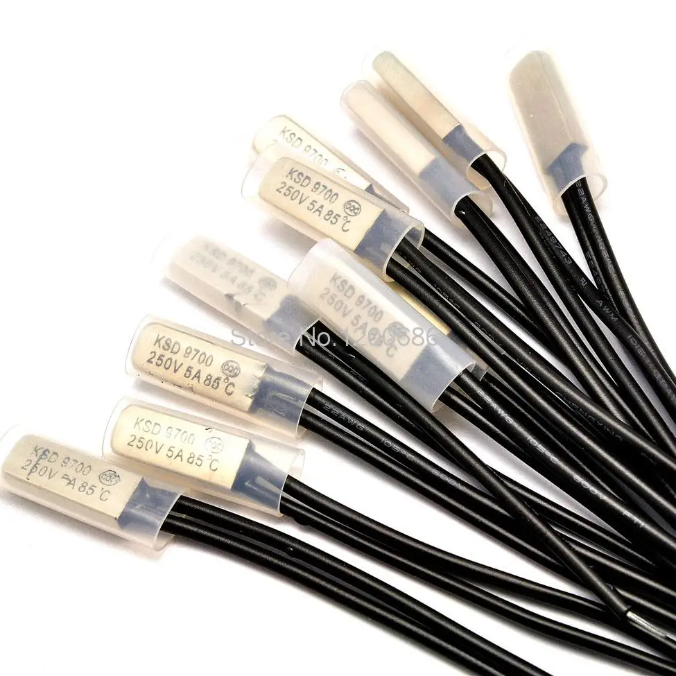 Temperature control switch KSD9700 85 degrees normally closed thermal protector / temperature controller 5A / 250V
Temperature control switch KSD9700 85 degrees normally closed thermal protector / temperature controller 5A / 250V
