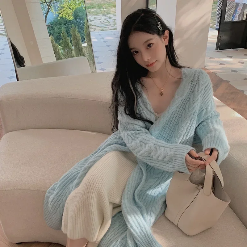 Women's Lazy Style Sweater, Loose, Solid, Big Sweater, Long Sleeved Coats, Knit Cardigan, Autumn and Winter
Women's Lazy Style Sweater, Loose, Solid, Big Sweater, Long Sleeved Coats, Knit Cardigan, Autumn and Winter