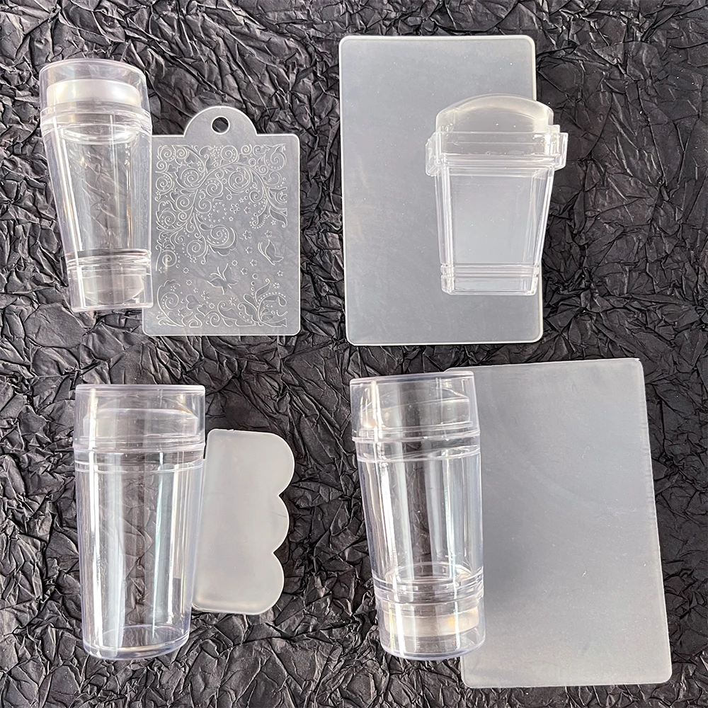Silicone Transparent Nail Art Stamping Kit French For Manicure Plate Stamp Polish Stencil Template Seal Stamper Scraper
Silicone Transparent Nail Art Stamping Kit French For Manicure Plate Stamp Polish Stencil Template Seal Stamper Scraper
