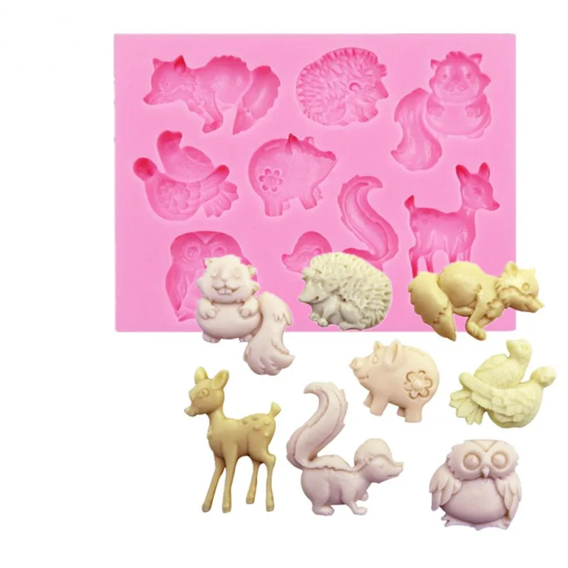 Forest Animal Silicone Mold Sea Animals Cupcake Topper Baby Party Fondant Cake Decorating Baking Tools Chocolate Deer Owl Mould
Forest Animal Silicone Mold Sea Animals Cupcake Topper Baby Party Fondant Cake Decorating Baking Tools Chocolate Deer Owl Mould