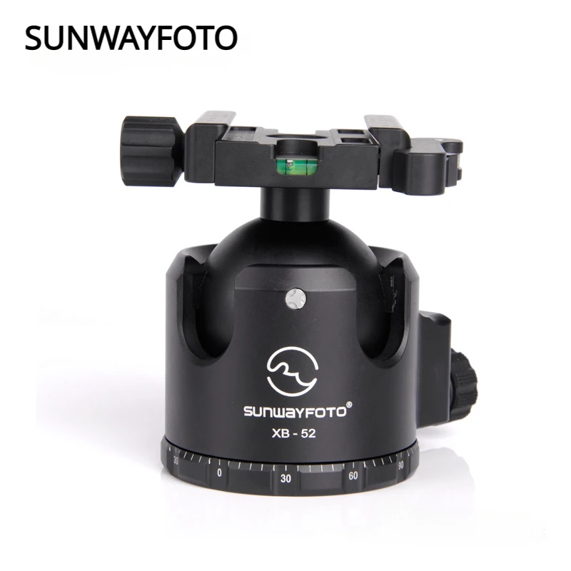 

SUNWAYFOTO 52mm Ballhead Low Profile Camera Mount for Tripod with Arca-Swiss Quick Release Plate XB-52DL