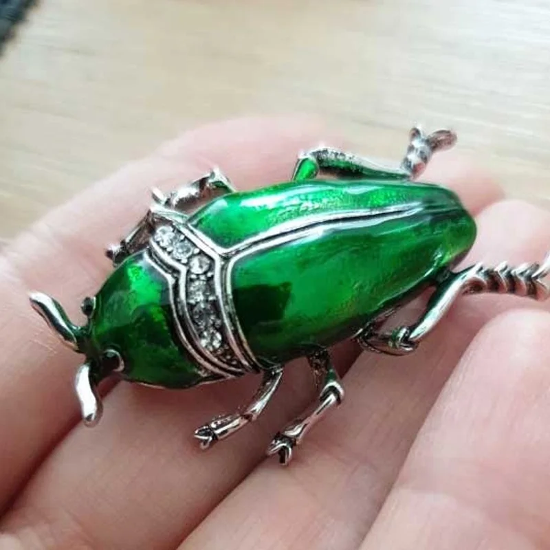 Fun Beetle Brooches Insect Pin Bug Brooch Women Men Jewelry Kids Accessoriesd Badges Fashion Gift
Fun Beetle Brooches Insect Pin Bug Brooch Women Men Jewelry Kids Accessoriesd Badges Fashion Gift