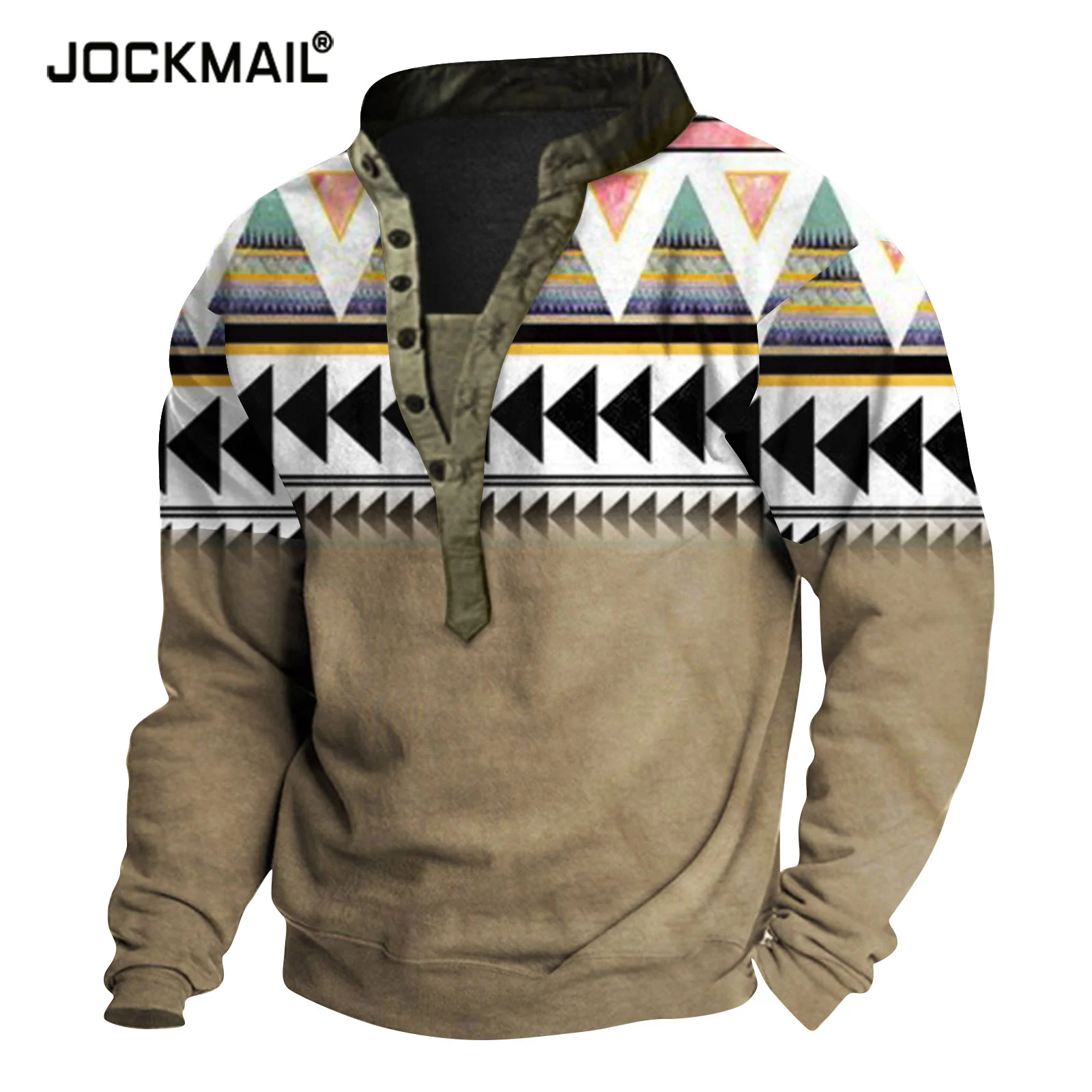 

Толстая флисовая мужская верхняя одежда, свободные мужские топы, теплый свитер 2023 для мужчин, пуловеры с длинным рукавом и пуговицами, зимний винтажный принт