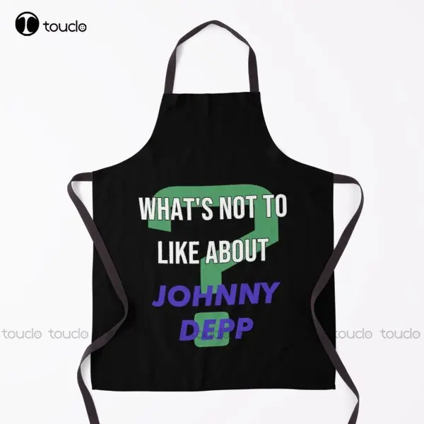 Johnny Depp - What'S Not To Like About Apron Johnny Depp Aprons Man For Women Men Unisex Adult Household Cleaning Apron New
Johnny Depp - What'S Not To Like About Apron Johnny Depp Aprons Man For Women Men Unisex Adult Household Cleaning Apron New