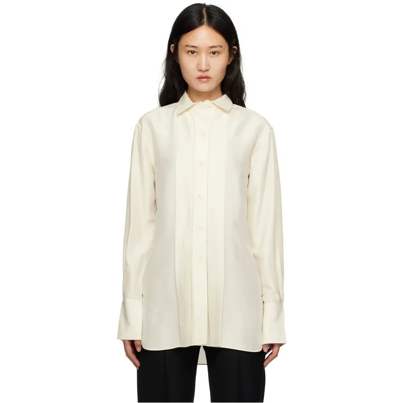 New Winter Autumn 2024 Women Blouse Shirt Long Sleeve Silk Solid Color High Quality Fashion Brand Designer Fashion
New Winter Autumn 2024 Women Blouse Shirt Long Sleeve Silk Solid Color High Quality Fashion Brand Designer Fashion