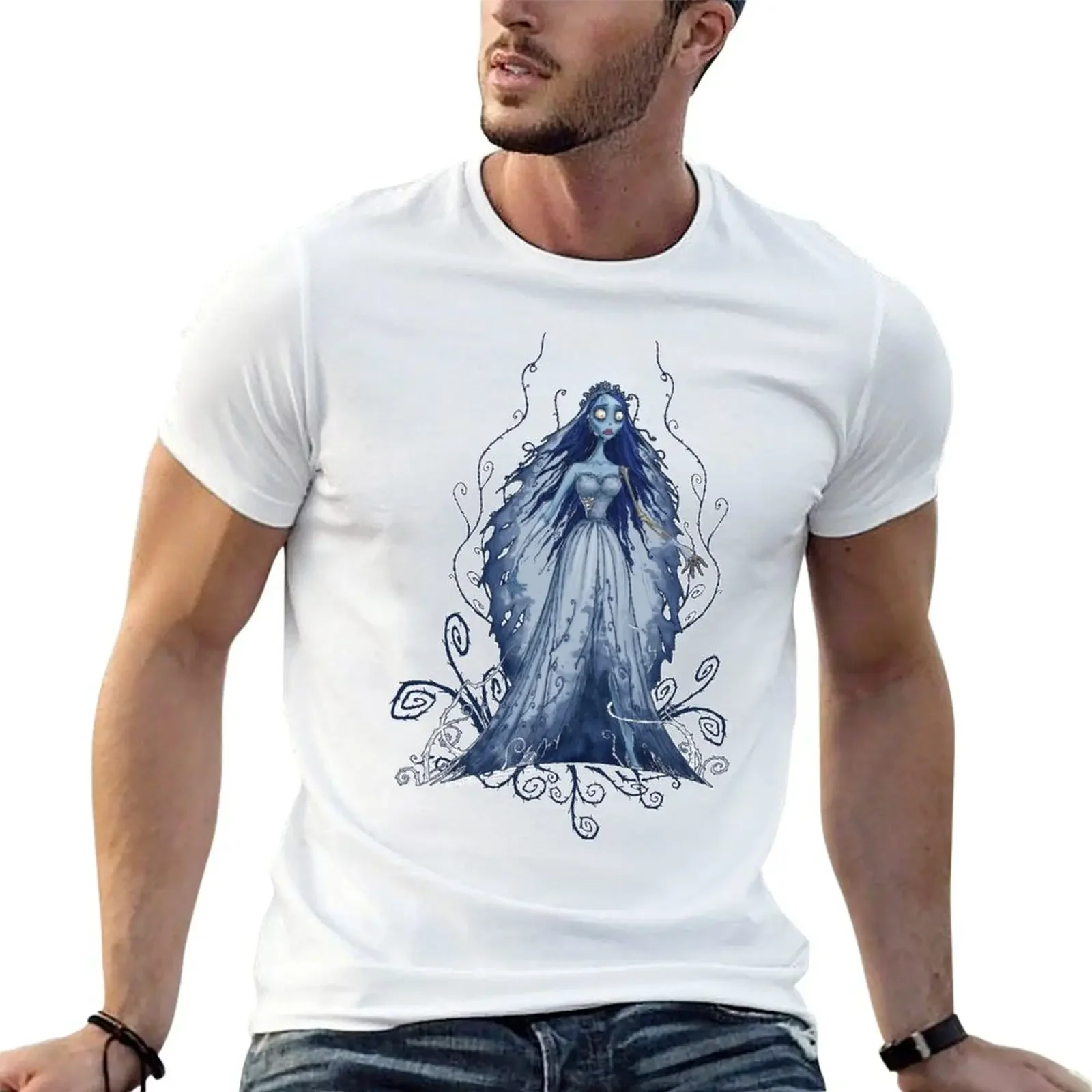

emily ghost bride best selling T-shirt quick-drying quick drying cute tops fruit of the loom mens t shirts