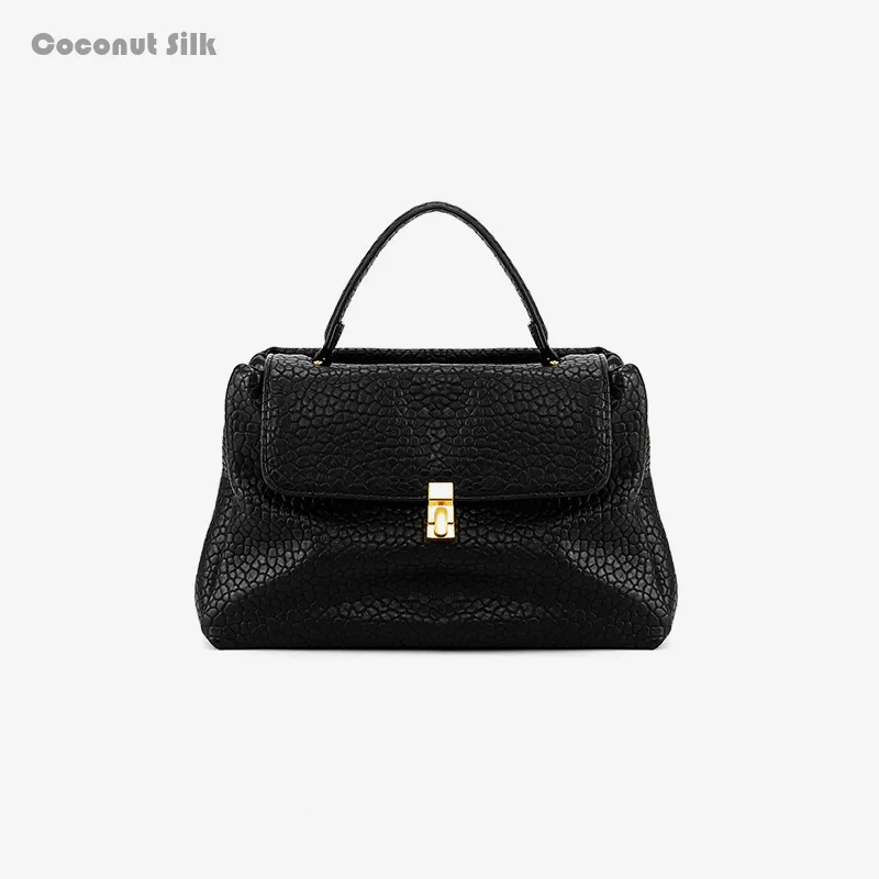 

CoCoS Soft Leather Texture Tote Fashionable Handheld Commuter Women's 2024 Summer New Single Shoulder Casual Crossbody Bag