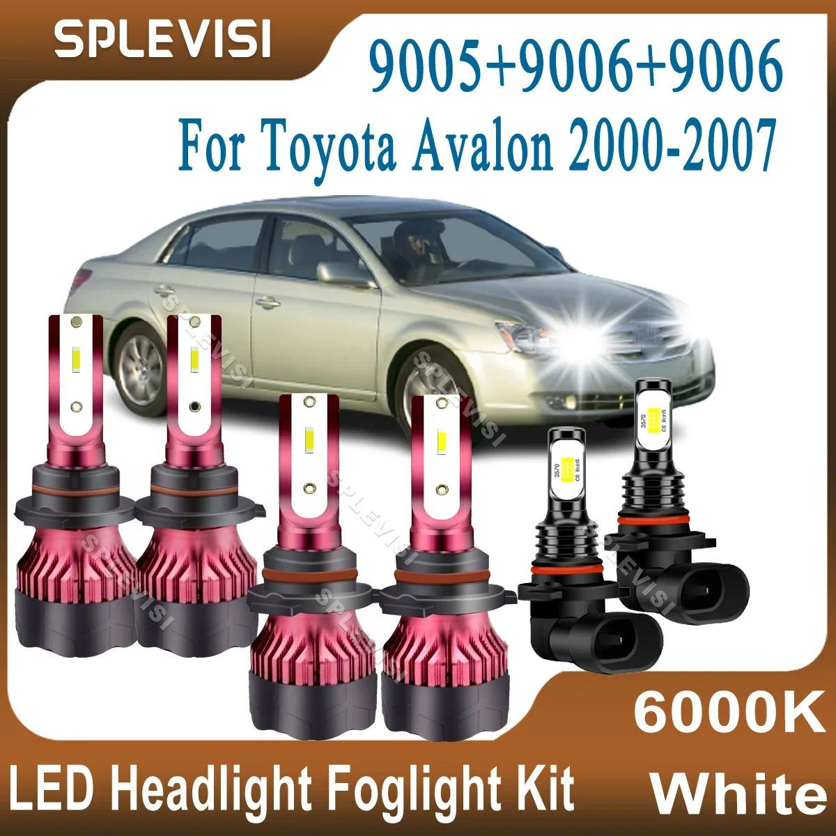4x Fan Cooling Led Headlight +2x Foglight CSP Bulbs Replace Pure White For Toyota Avalon 2000 2001 2002 2003 2004 2005 2006 2007
4x Fan Cooling Led Headlight +2x Foglight CSP Bulbs Replace Pure White For Toyota Avalon 2000 2001 2002 2003 2004 2005 2006 2007