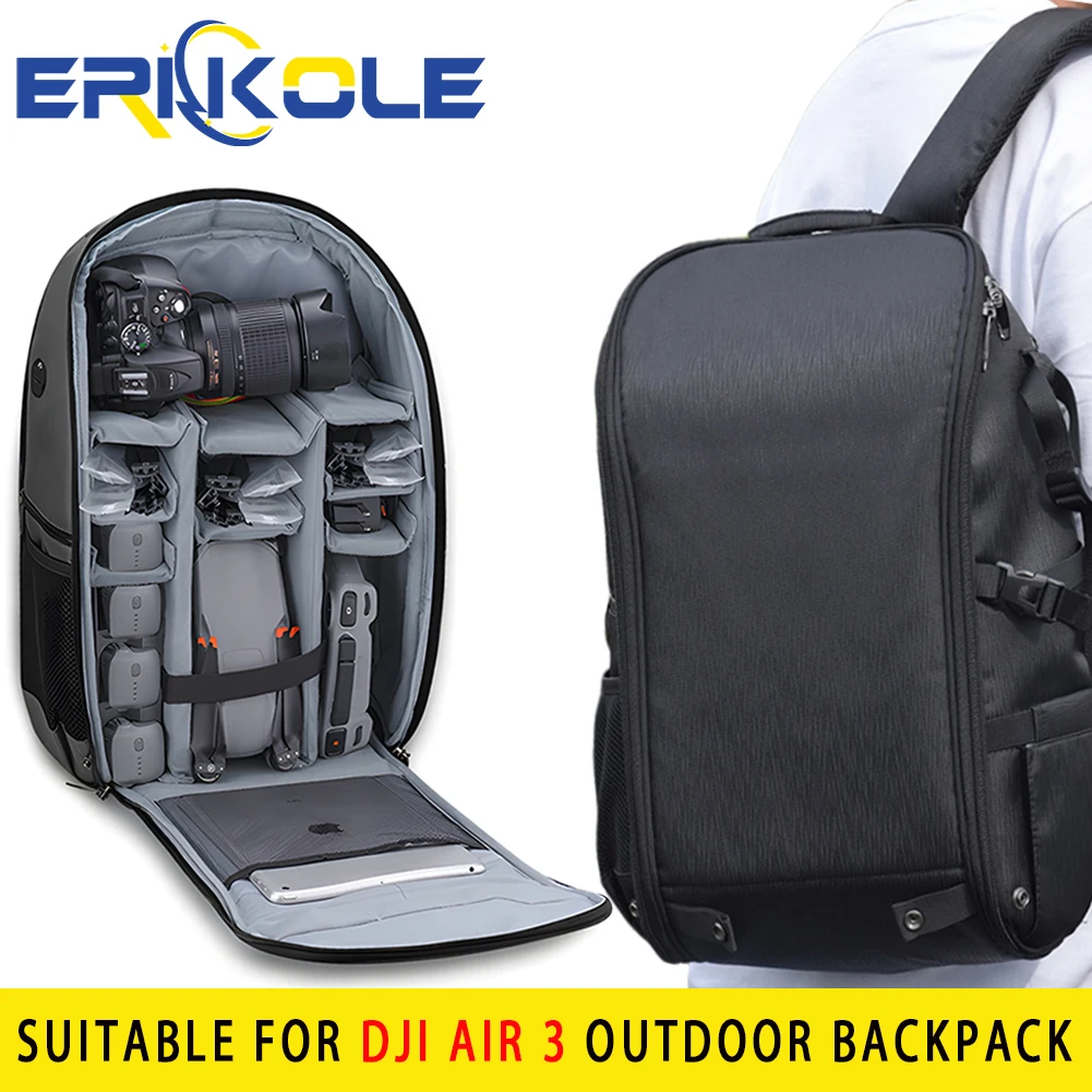 Camera Backpack, Waterproof Drone and Camera Bag for Canon Nikon Sony DSLR SLR Mirrorless, DJI Mavic, FPV, Air 3 Drone Backpack
Camera Backpack, Waterproof Drone and Camera Bag for Canon Nikon Sony DSLR SLR Mirrorless, DJI Mavic, FPV, Air 3 Drone Backpack