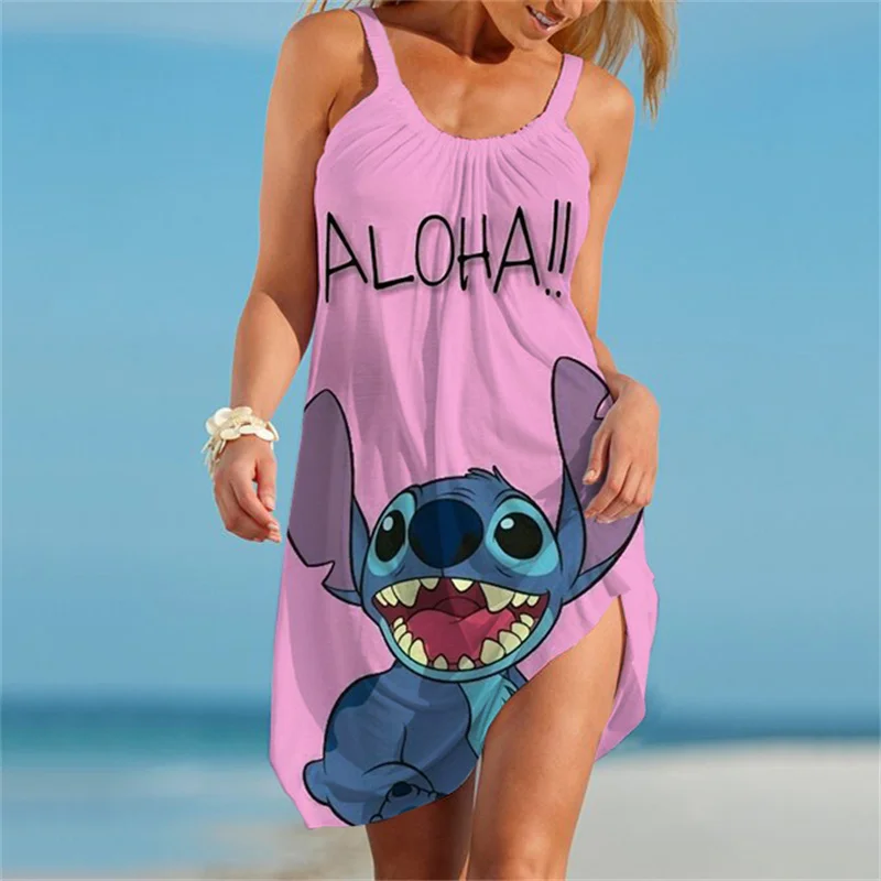 Stitch Fast Shipping Women Dress Fashion Romantic Disney Print Split Midi Summer Dress Puff Sleeve Party Korean Vestidos
Stitch Fast Shipping Women Dress Fashion Romantic Disney Print Split Midi Summer Dress Puff Sleeve Party Korean Vestidos