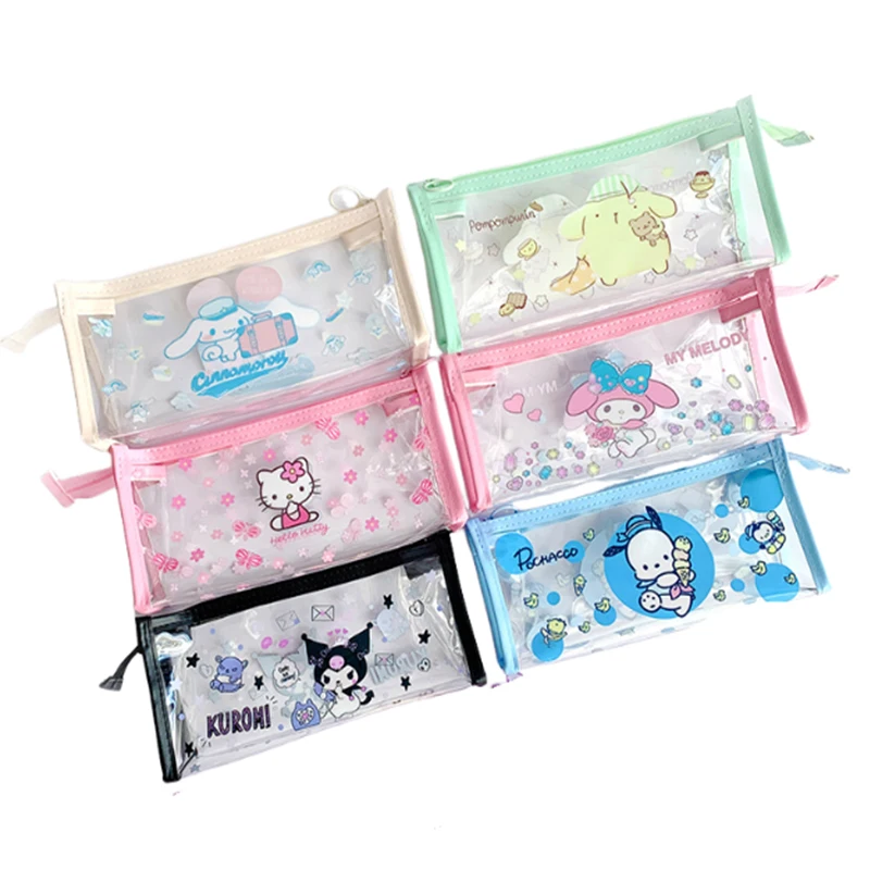 Hello Kitty Y2K Pvc Storage Bag Sanrio Kawaii Anime Kuromi My Melody Transparent Large Capacity Student Stationery Pen Bag Gifts
Hello Kitty Y2K Pvc Storage Bag Sanrio Kawaii Anime Kuromi My Melody Transparent Large Capacity Student Stationery Pen Bag Gifts