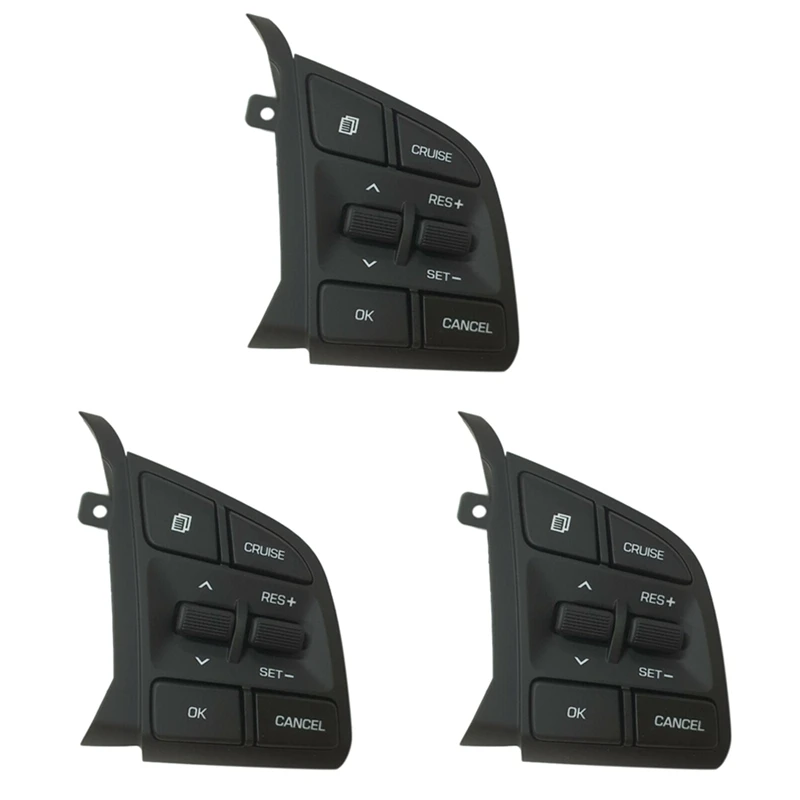 3X Car Steering Wheel Cruise Control Switch Speed Control Switch RH For Hyundai Tucson 2016-2018 96720-D32004X
3X Car Steering Wheel Cruise Control Switch Speed Control Switch RH For Hyundai Tucson 2016-2018 96720-D32004X
