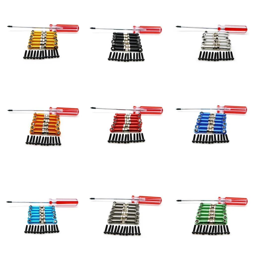 RCGOFOLLOW 1/18 Aluminum Alloy Wheelbase Steering Link Rod Set Rc Steering Link Rod Set For Wltoys A959 A979 A969 959B
RCGOFOLLOW 1/18 Aluminum Alloy Wheelbase Steering Link Rod Set Rc Steering Link Rod Set For Wltoys A959 A979 A969 959B