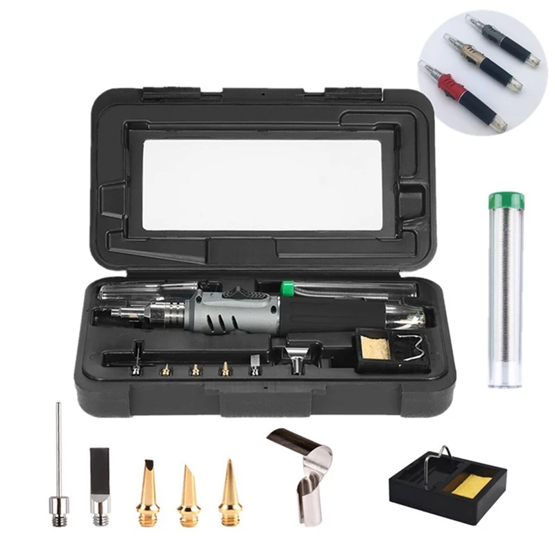 10-In1 Gas Soldering Iron Portable Constant Temperature Electronic Maintenance Set As Shown Welding Accessories
10-In1 Gas Soldering Iron Portable Constant Temperature Electronic Maintenance Set As Shown Welding Accessories