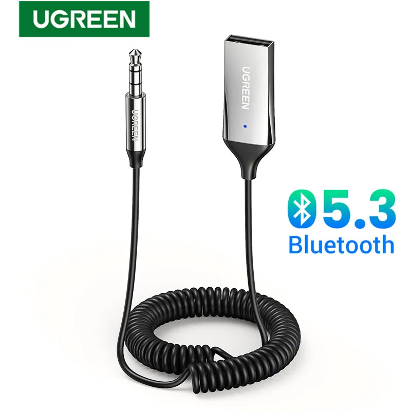 UGREEN Bluetooth Audio Receiver Car Adapter USB Wireless Car USB to 3.5mm Jack Mic Handsfree Bluetooth 5.3 for Car Accessories
UGREEN Bluetooth Audio Receiver Car Adapter USB Wireless Car USB to 3.5mm Jack Mic Handsfree Bluetooth 5.3 for Car Accessories