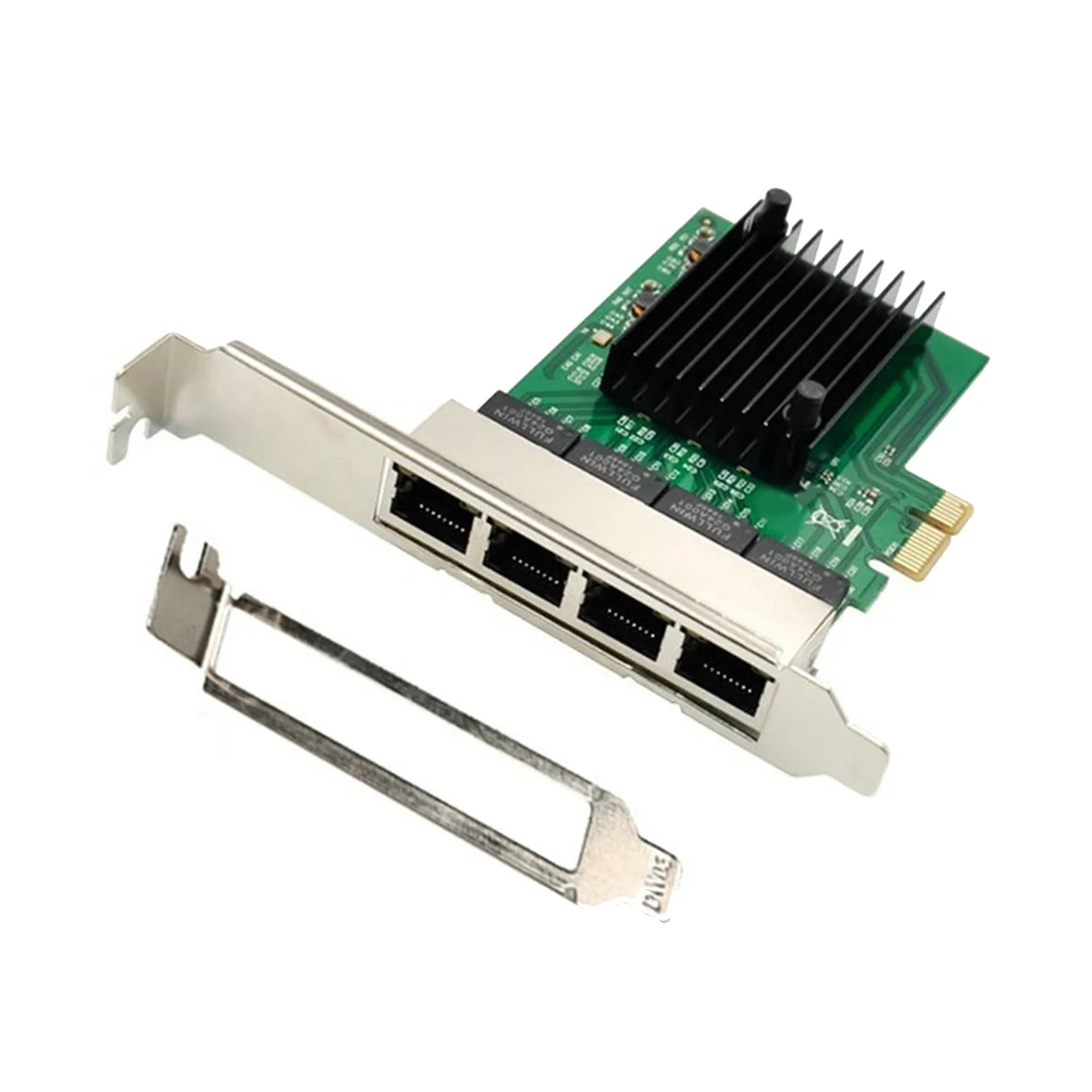 RJ45 4-Port Gigabit Network Card Ethernet Server PCIE Network Card Adapter PCI-E X1 Interface
RJ45 4-Port Gigabit Network Card Ethernet Server PCIE Network Card Adapter PCI-E X1 Interface