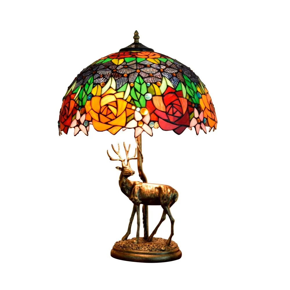 Living room lamp 16 " Tiffany stained glass Table Lamp American Elk Creative Rose Tiffany Stained Glass Living Room Bar Bedroom
Living room lamp 16 " Tiffany stained glass Table Lamp American Elk Creative Rose Tiffany Stained Glass Living Room Bar Bedroom