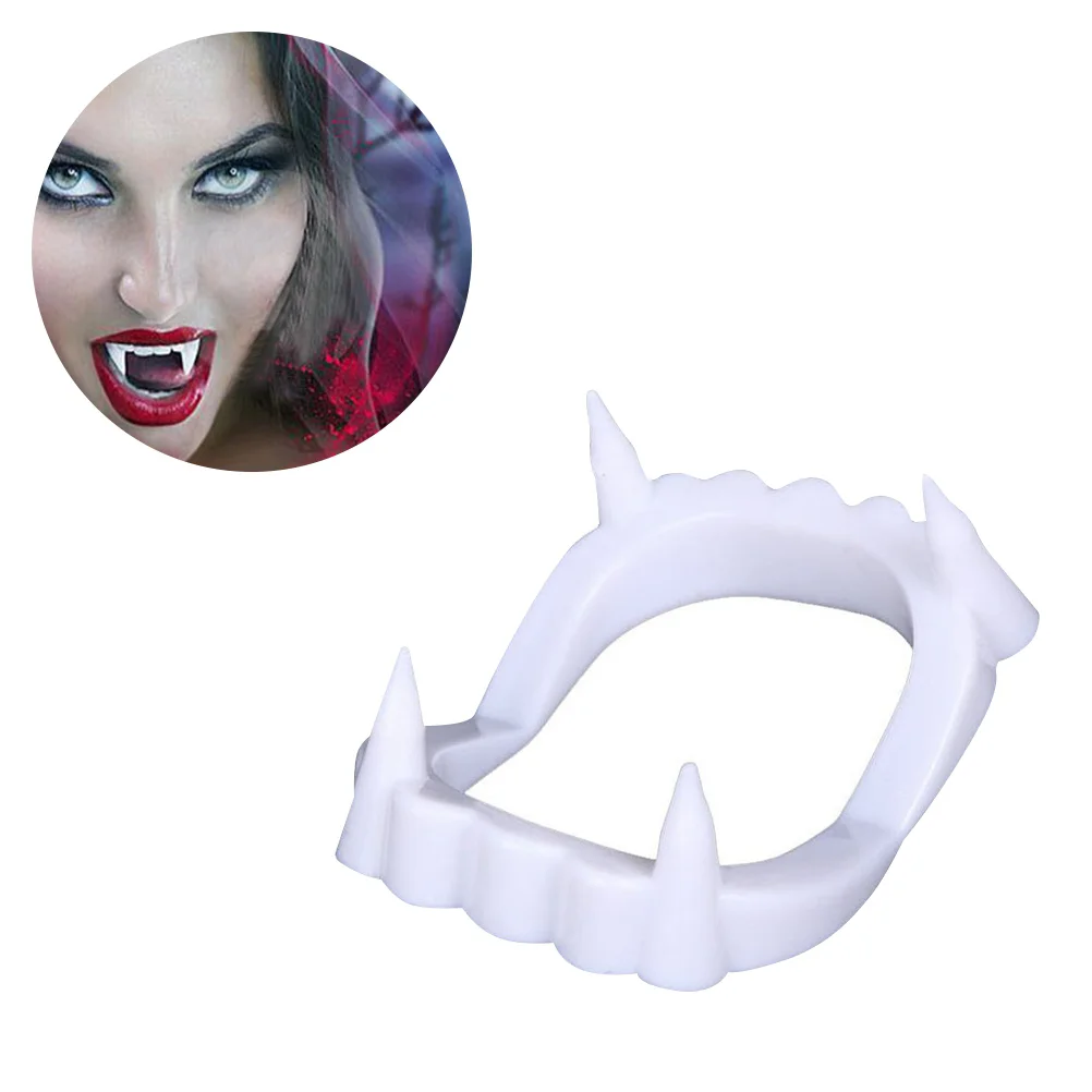 Vampire Fangs White Teeth Caps Halloween Fake Teeth Vampire Denture Werewolf Fangs For Halloween Costume Cosplay Prop
Vampire Fangs White Teeth Caps Halloween Fake Teeth Vampire Denture Werewolf Fangs For Halloween Costume Cosplay Prop