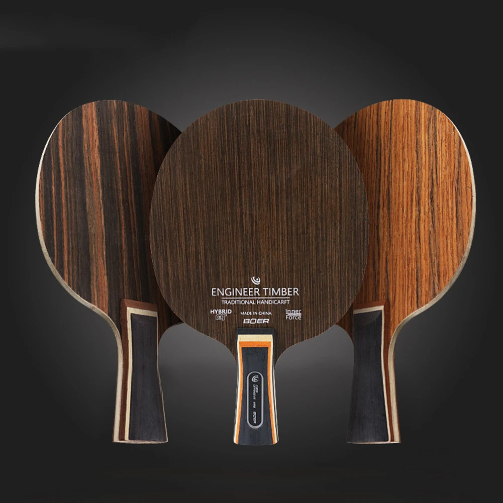 Ebony Wood Dalbergia Table Tennis Racket Bottom Plate 5 Layers Pong Blade Paddle Professional Short Handle Pong Racket
Ebony Wood Dalbergia Table Tennis Racket Bottom Plate 5 Layers Pong Blade Paddle Professional Short Handle Pong Racket